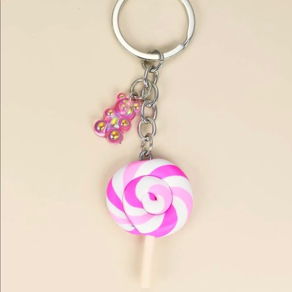 Lollipop/Gummy Bear Keychain 🍭